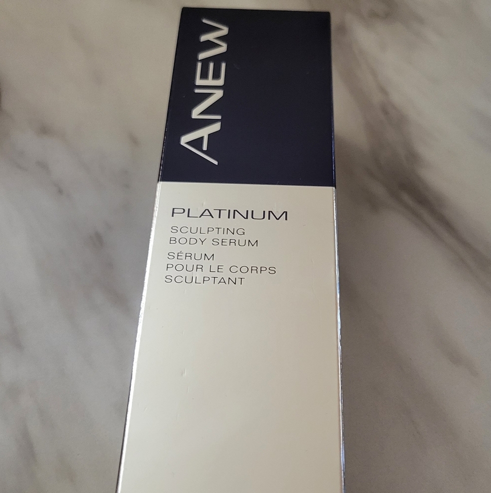 New in box Avon Anew Platinum Sculpting Body Serum